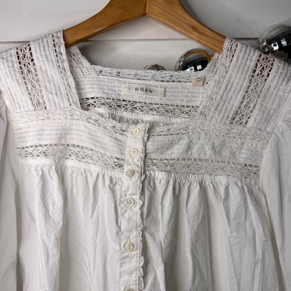 Doen Brienne Top Lace Salt Size Large - Picture 5 of 12